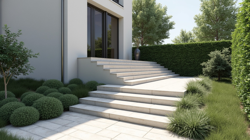 Monte-escalier extérieur installé à l