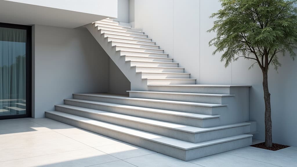 Monte-escalier extérieur installé à l
