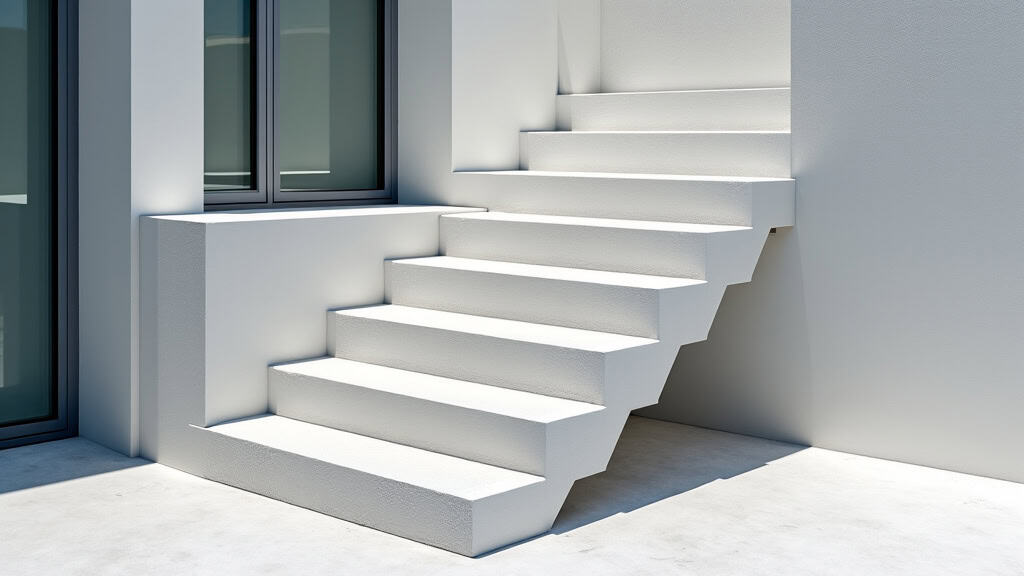 Monte-escalier extérieur installé à l