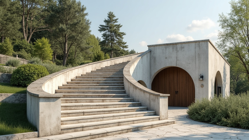 Monte-escalier extérieur installé à La Chapelle-Palluau sur un escalier en extérieur