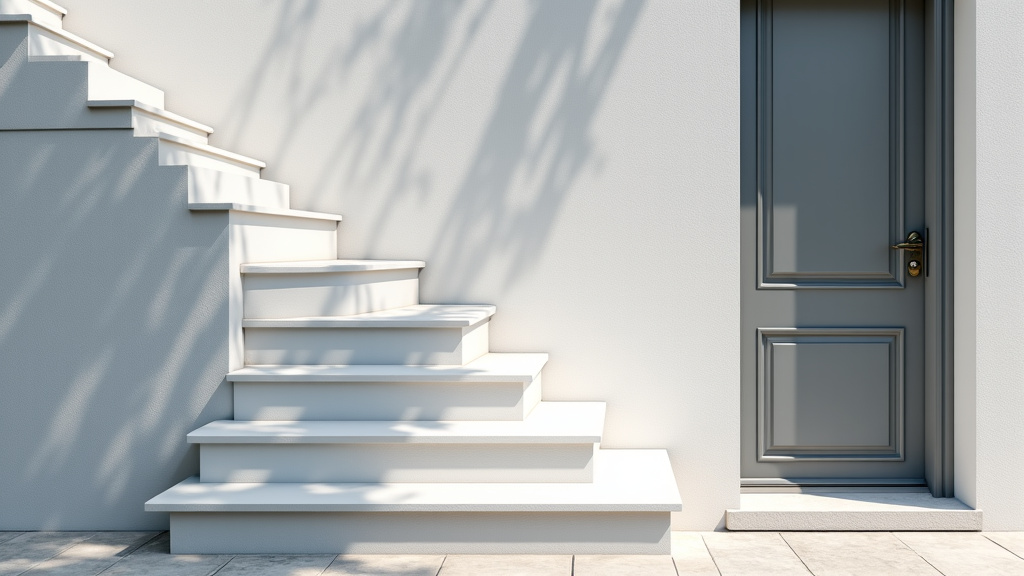 Monte-escalier extérieur installé à l’extérieur d’une maison à Vertou