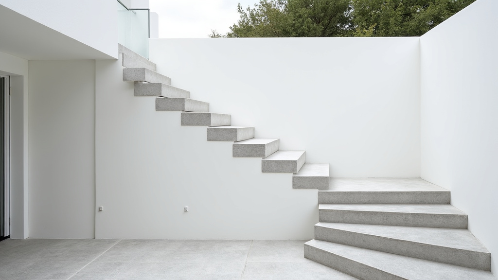 Monte-escalier extérieur installé dans une maison à Barbâtre