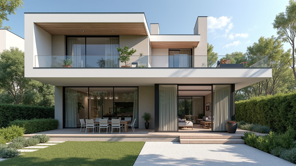 Monte-escalier extérieur installé devant une maison à Bavilliers