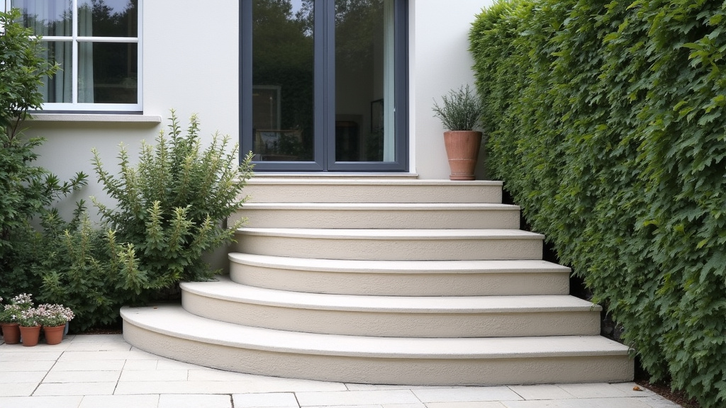 Monte-escalier extérieur installé devant une maison à Beuvillers