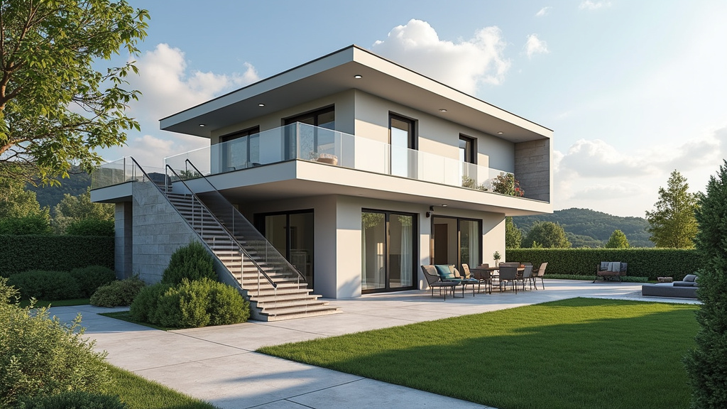 Monte-escalier extérieur installé devant une maison à Finhan (82700)