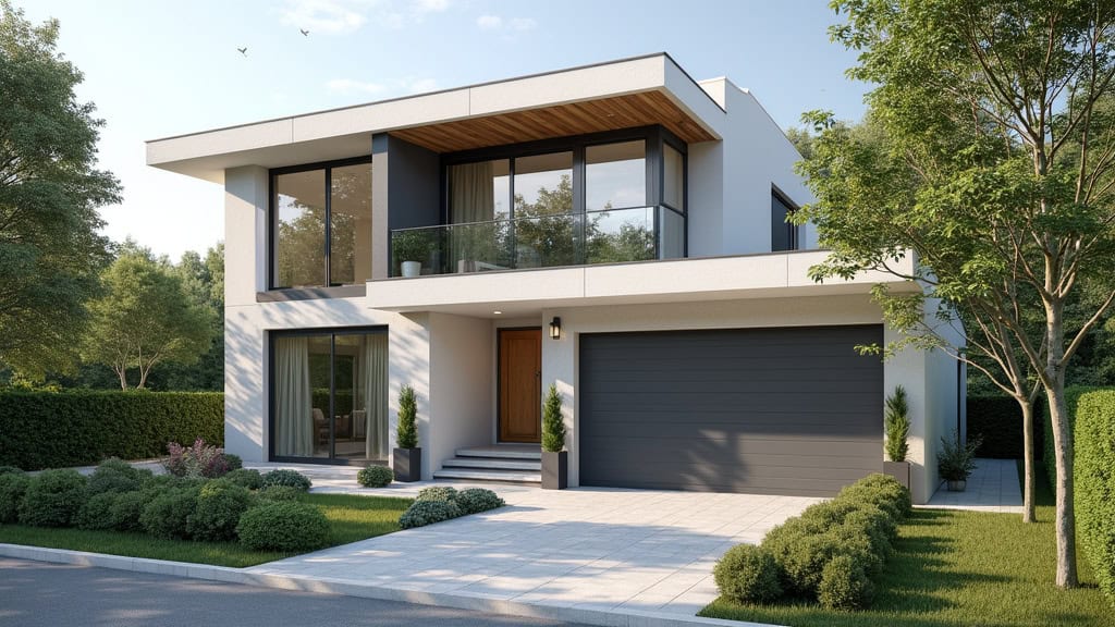 Monte-escalier extérieur installé devant une maison à Mensignac