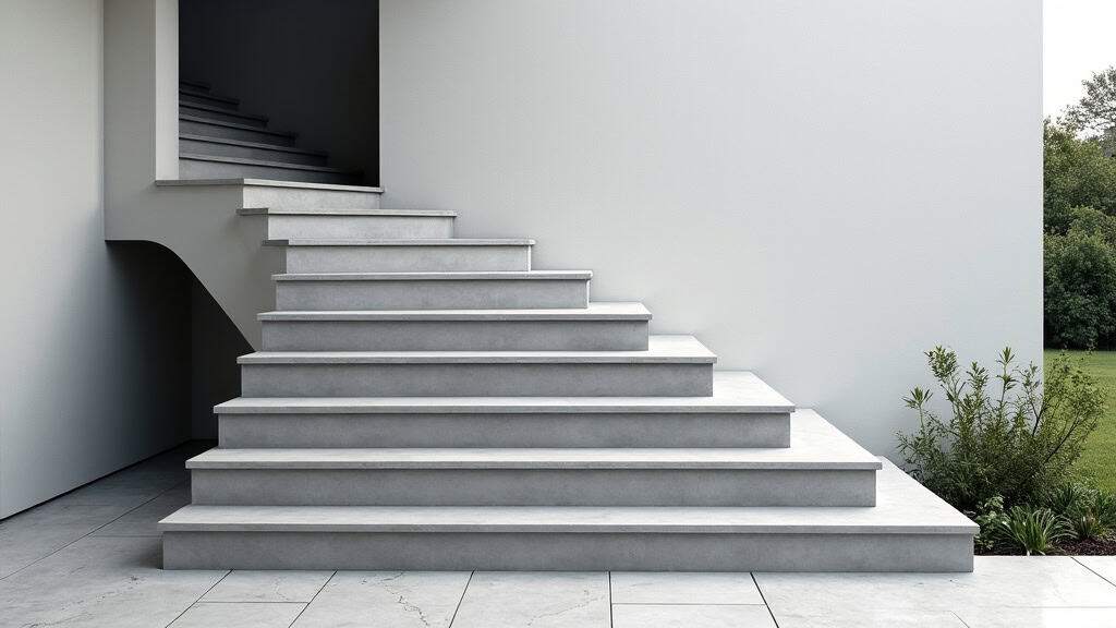 Monte-escalier extérieur installé devant une maison à Mugron, fonctionnel par temps de pluie