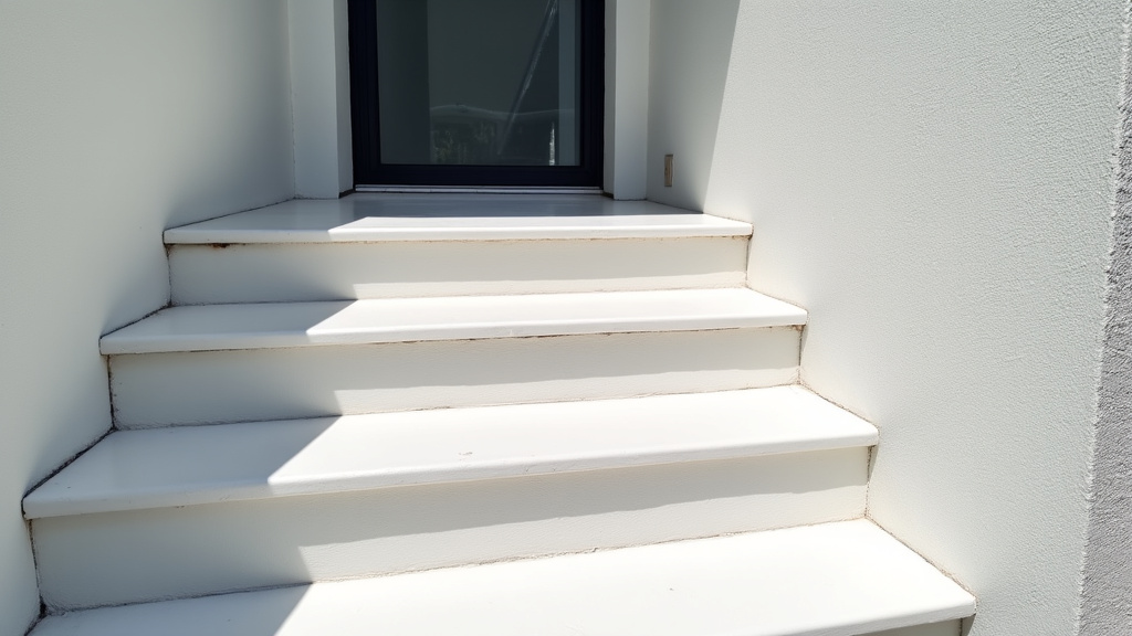 Monte-escalier extérieur installé devant une maison à Orléat (63190)