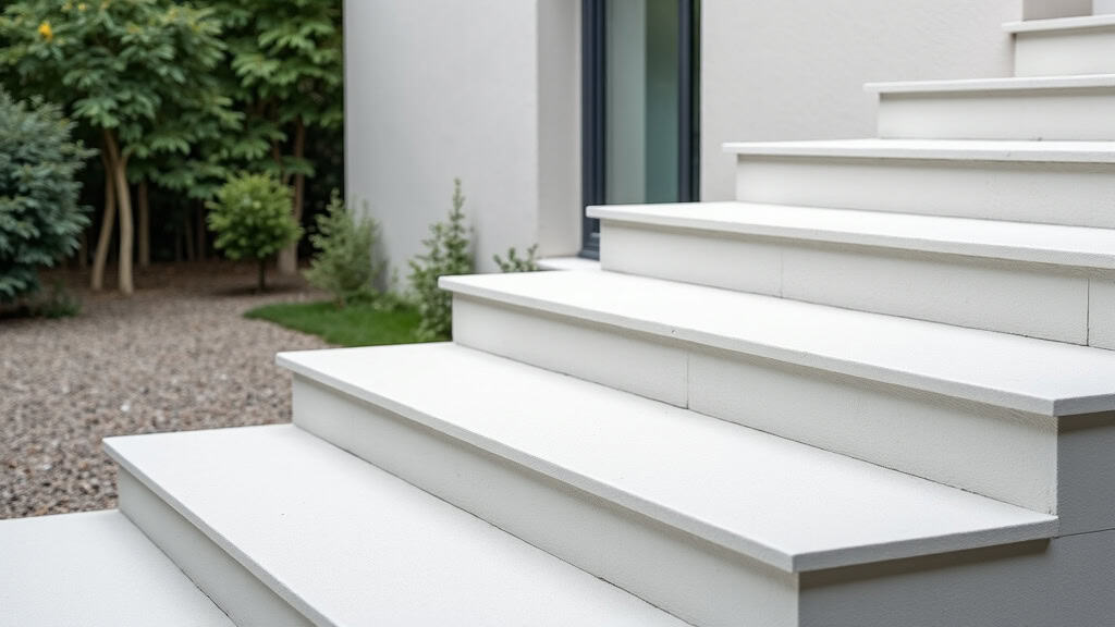 Monte-escalier extérieur installé devant une maison à Scionzier