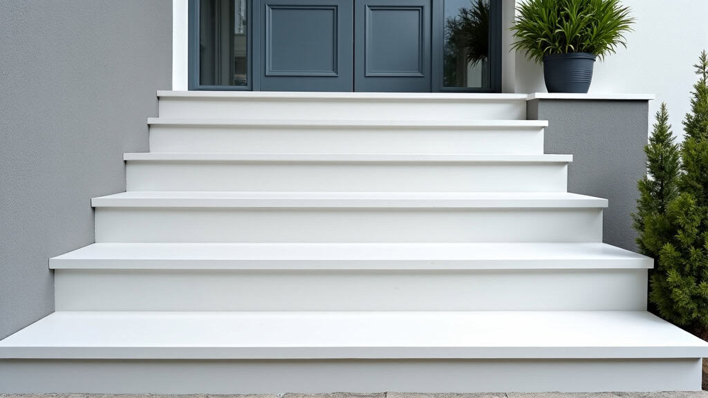 Monte-escalier extérieur installé devant une maison à Teting-sur-Nied