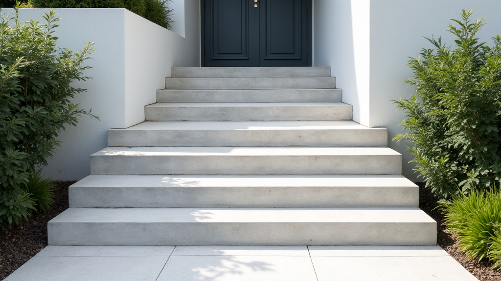 Monte-escalier extérieur installé devant une maison à Villelongue-dels-Monts