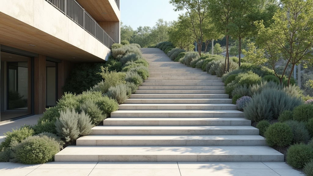 Monte-escalier extérieur installé sur les marches d
