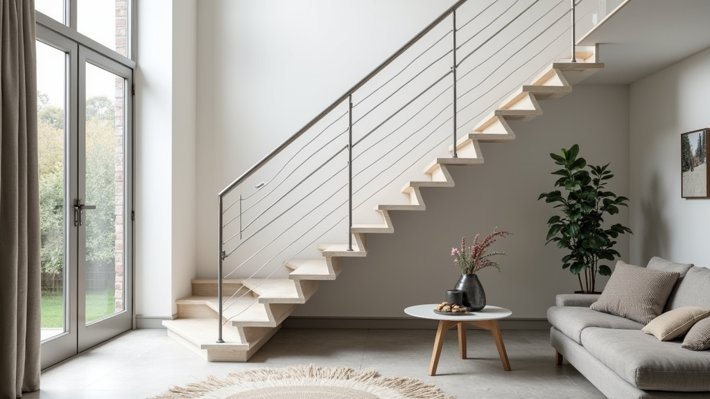 Monte-escalier extérieur installé sur un escalier d