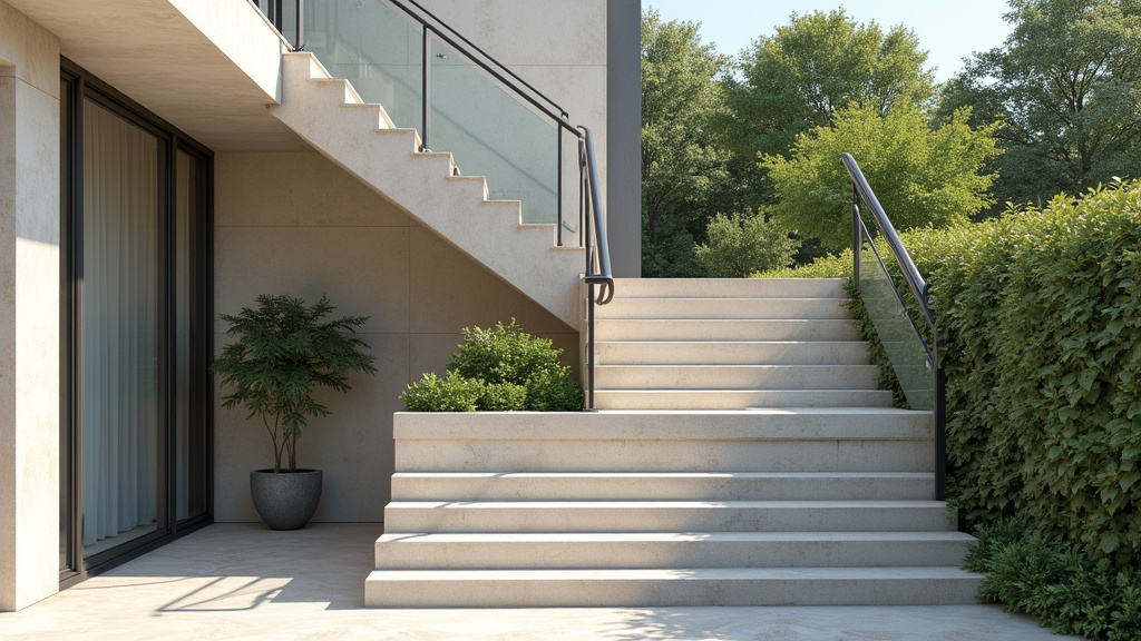 Monte-escalier extérieur installé sur un escalier en pierre à Calmont, résistant aux intempéries