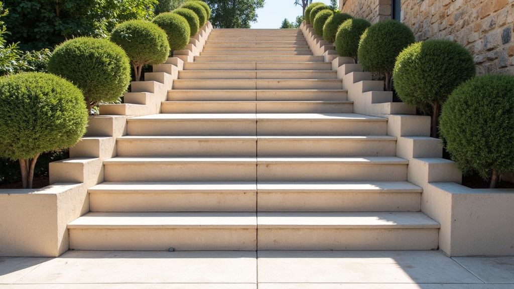 Monte-escalier extérieur installé sur un escalier en pierre à Châteauneuf-Grasse