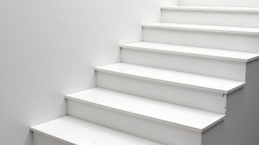 Monte-escalier extérieur installé sur un escalier extérieur à Le Marigot, Martinique