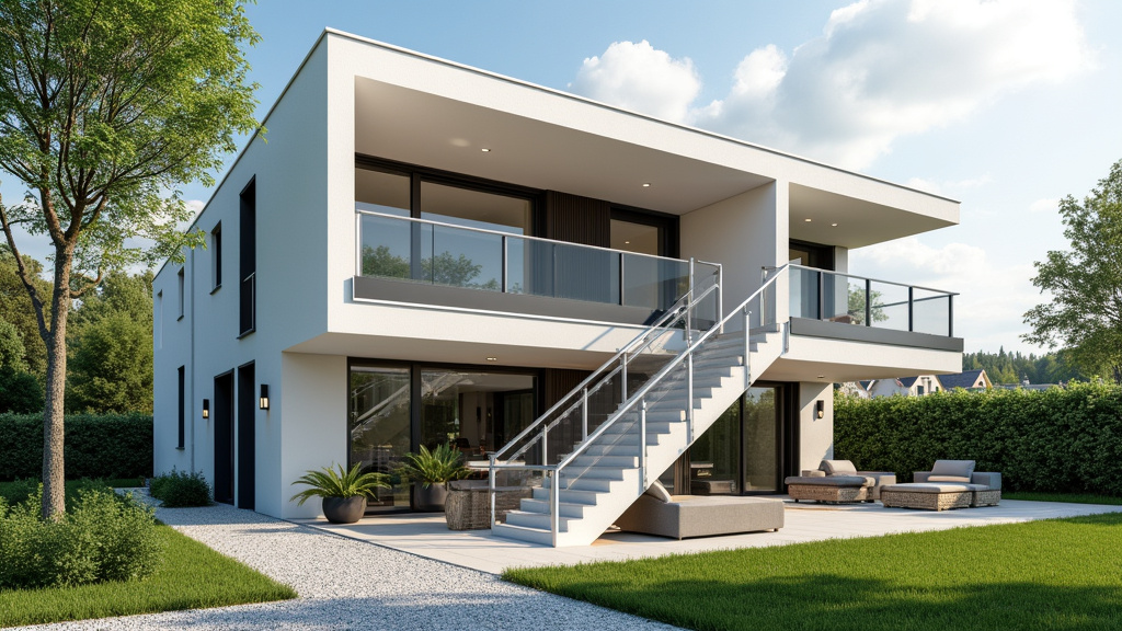 Monte-escalier extérieur installé sur un perron à Bourg-Saint-Maurice