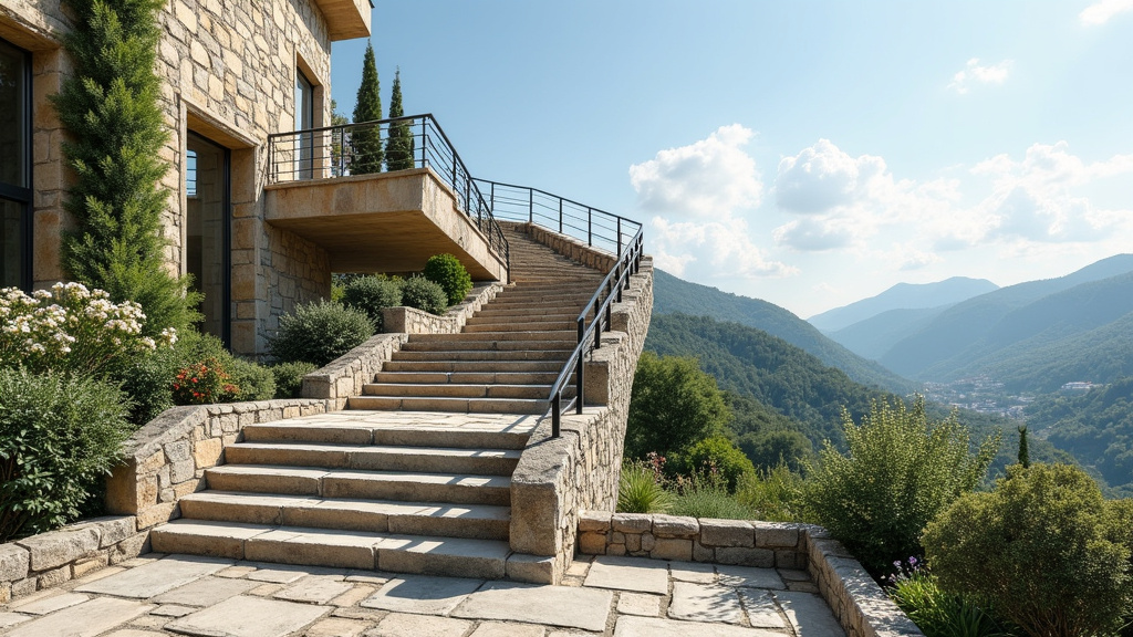 Monte-escalier extérieur installé sur un perron à La Barre-de-Monts