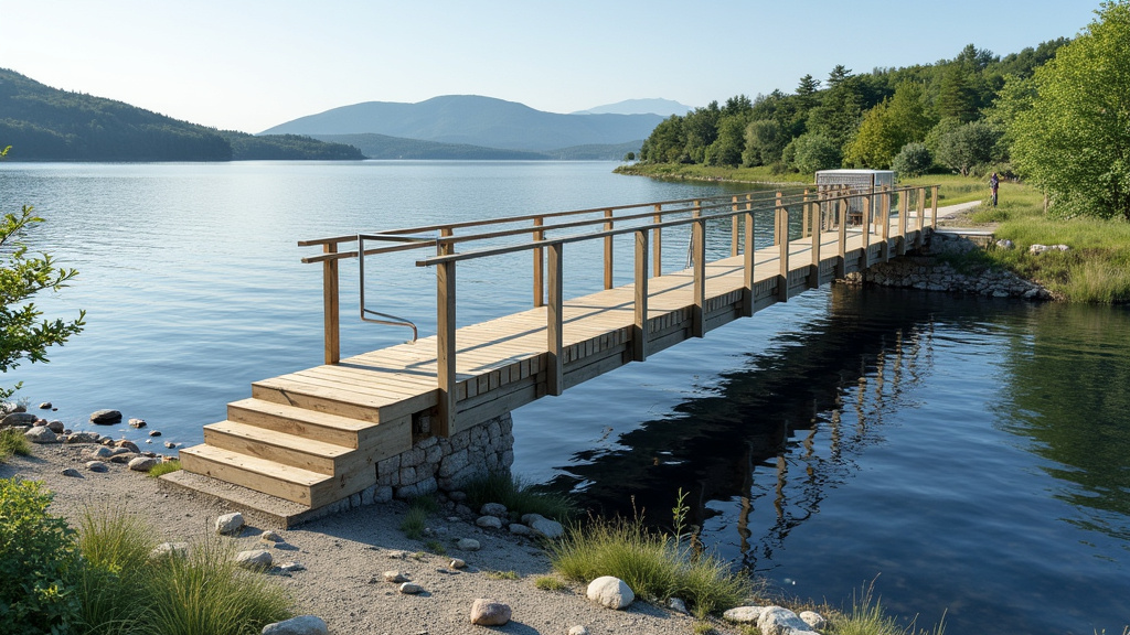 Monte-escalier extérieur installé sur un perron à Le Bourget-du-Lac