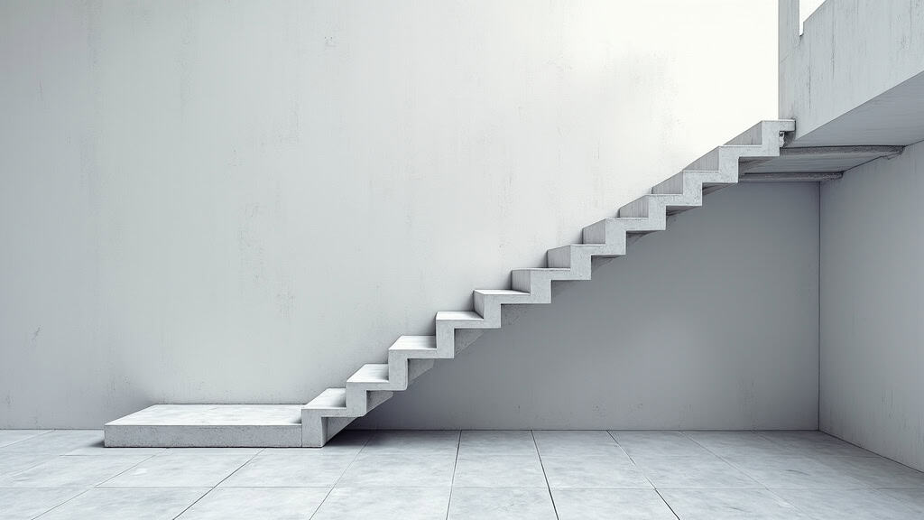 Monte-escalier extérieur installé sur un perron à Villenoy