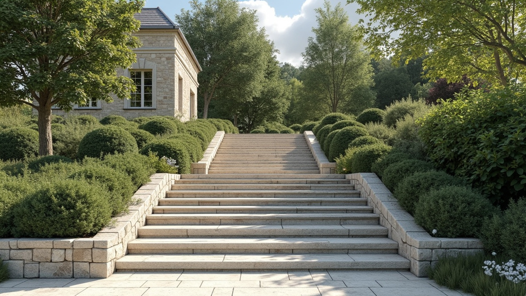 Monte-escalier extérieur installé sur un perron en pierre à Espaly-Saint-Marcel