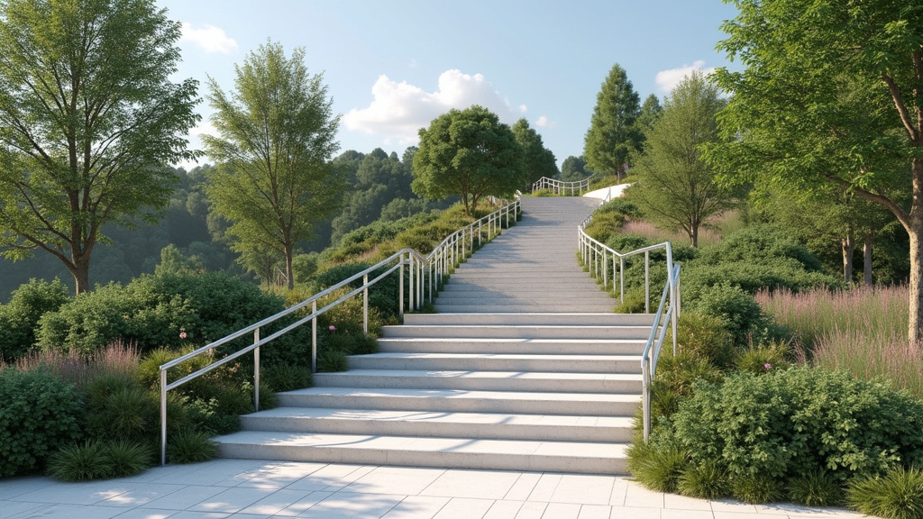 Monte escalier extérieur résistant aux intempéries à Charbonnières-les-Bains