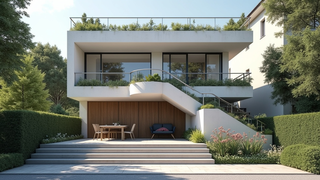 Monte-escalier extérieur résistant aux intempéries à Lambres-lez-Douai