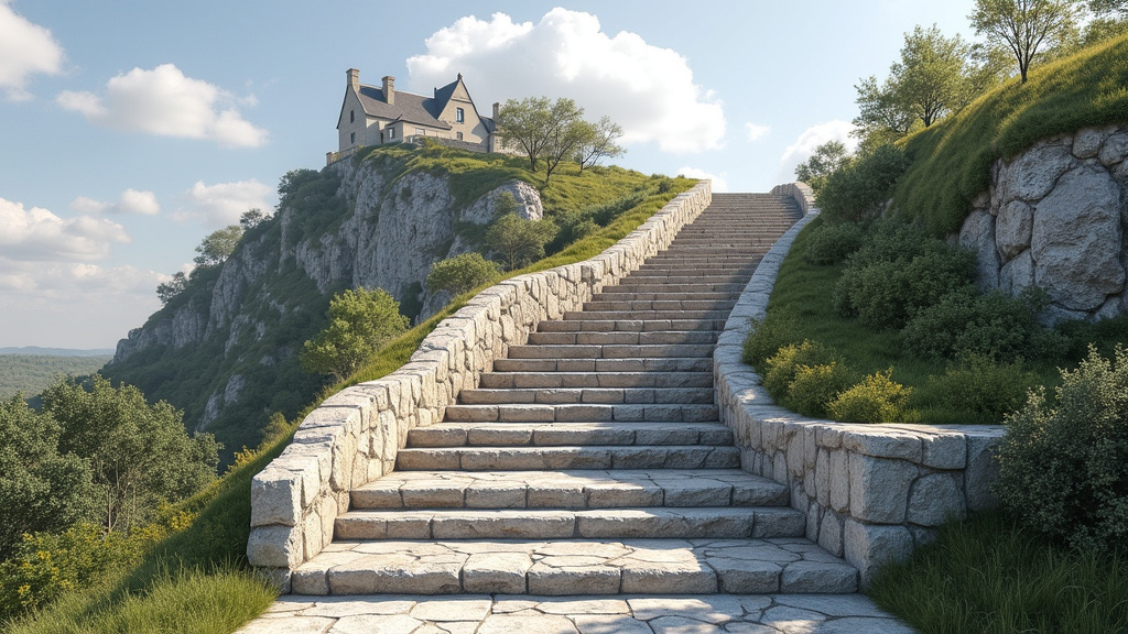 Monte-escalier extérieur résistant aux intempéries à Lédignan