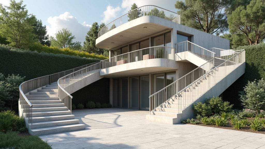 Monte-escalier extérieur résistant aux intempéries installé à Fontenay-sur-Eure