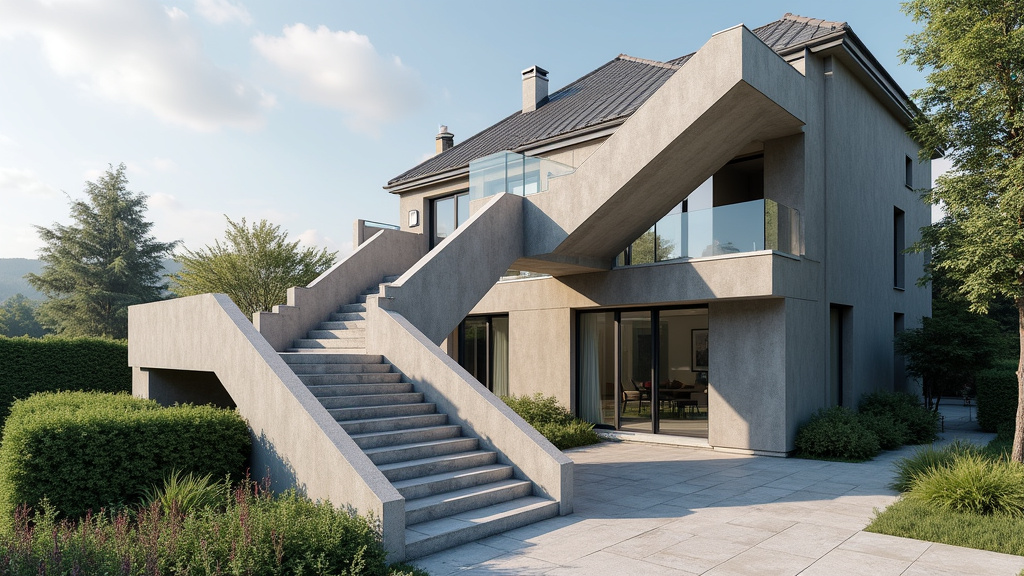 Monte-escalier extérieur résistant aux intempéries installé à Guern (56310)