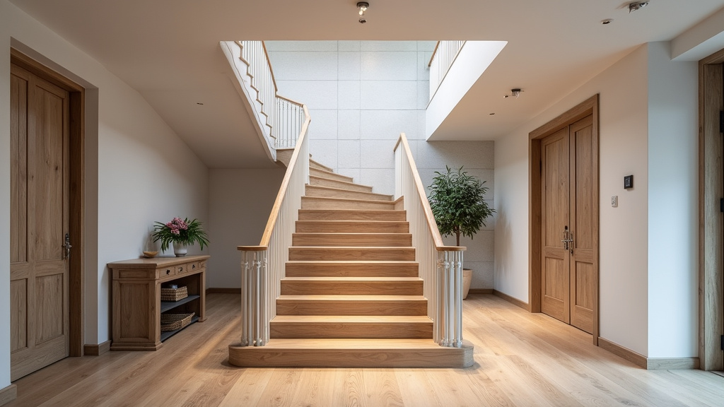 Monte-escalier installé dans un escalier intérieur à Lathuile