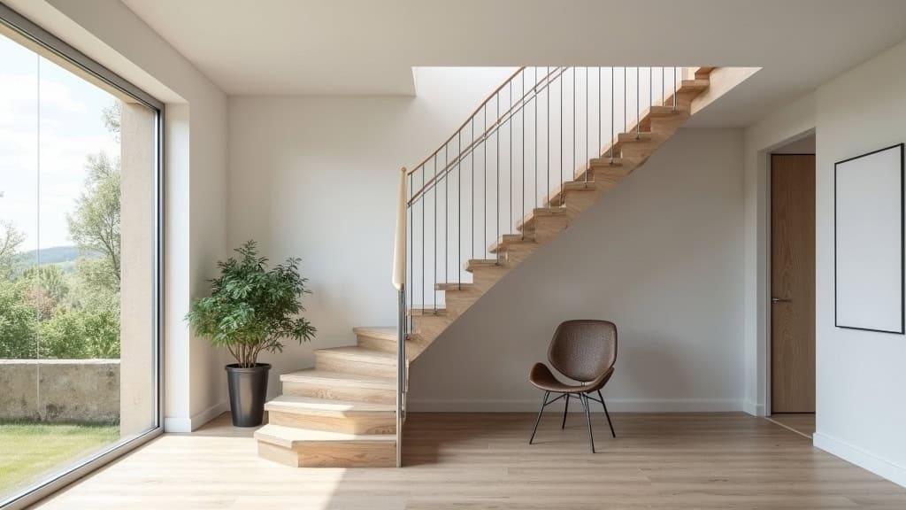Monte-escalier installé dans une maison à Fougerolles-Saint-Valbert