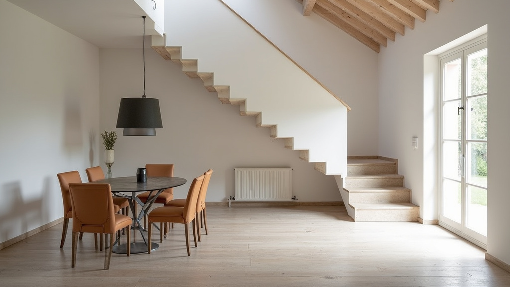 Monte-escalier installé dans une maison à La Mézière