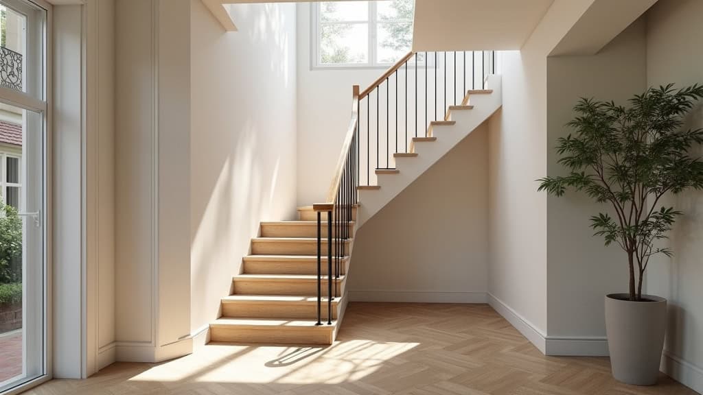Monte-escalier installé dans une maison à Le Châtelet-en-Brie