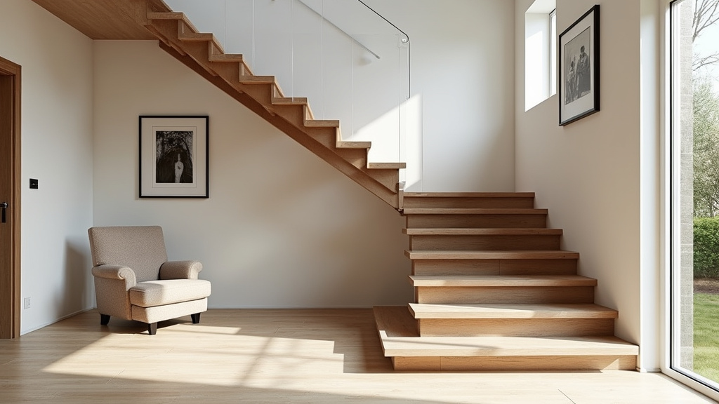 Monte-escalier installé dans une maison à Longvic, vu de l