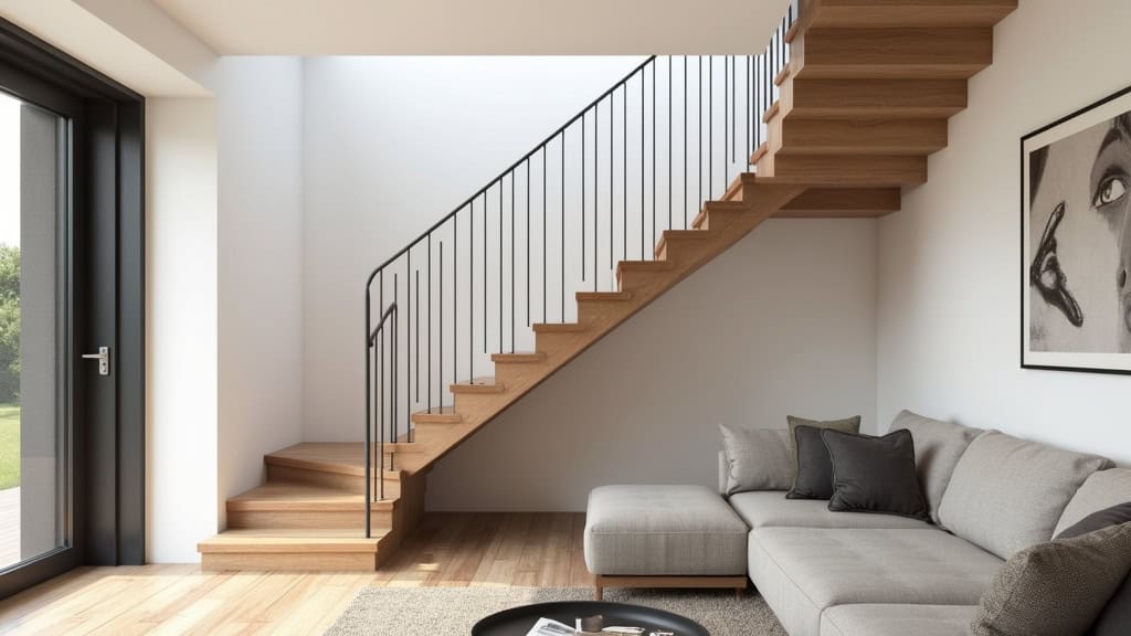Monte-escalier installé dans une maison à Pendé
