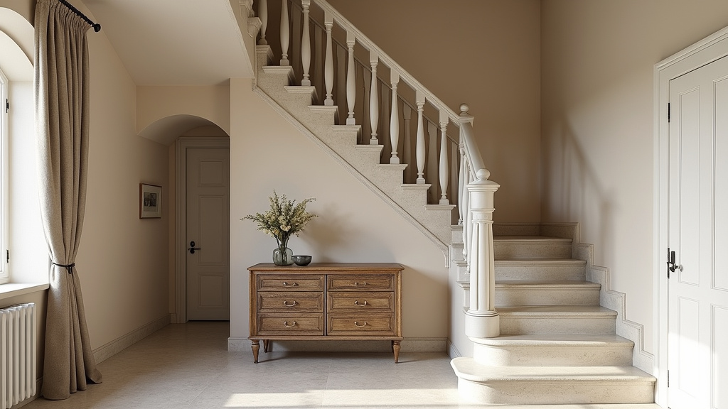 Monte-escalier installé dans une maison ancienne à Luneray