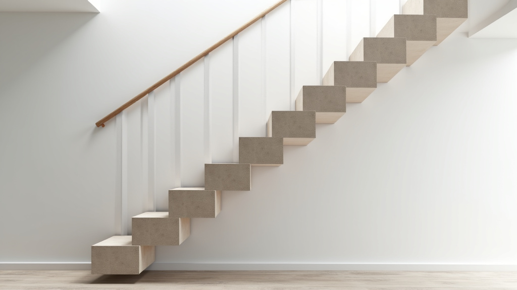 Monte-escalier installé dans une maison d