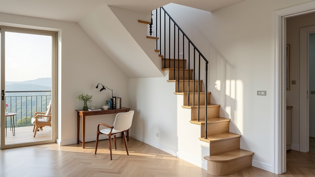 Monte-escalier installé dans une maison traditionnelle à Darvoy