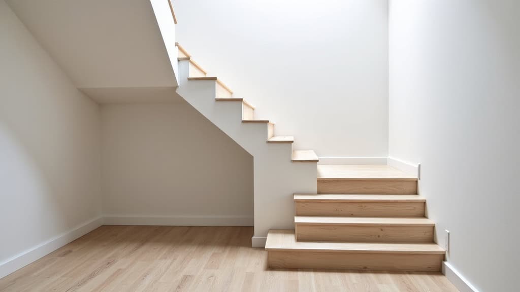 Monte-escalier installé dans une maison traditionnelle à Saint-Montan avec escalier droit
