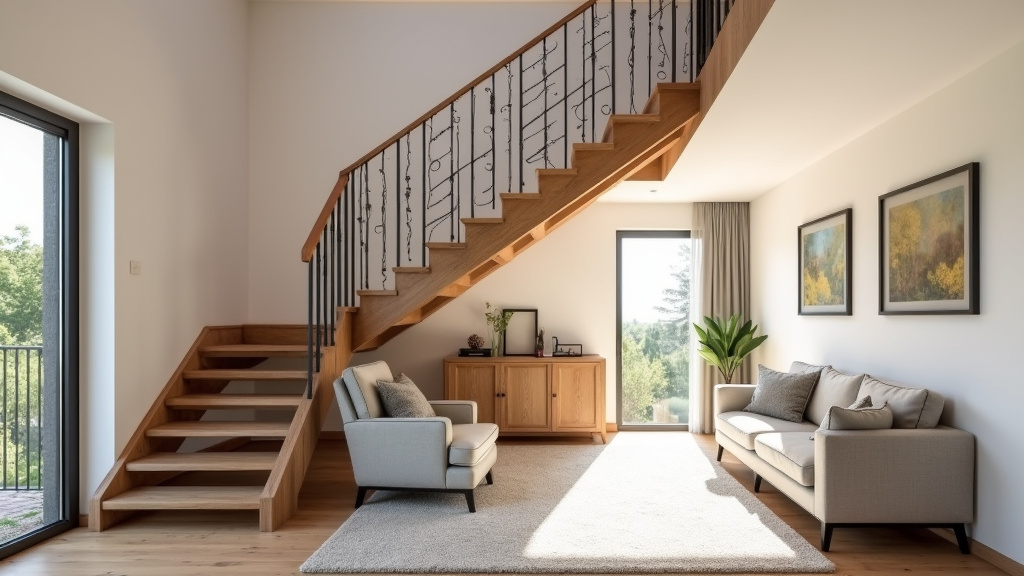 Monte-escalier installé dans une maison traditionnelle d