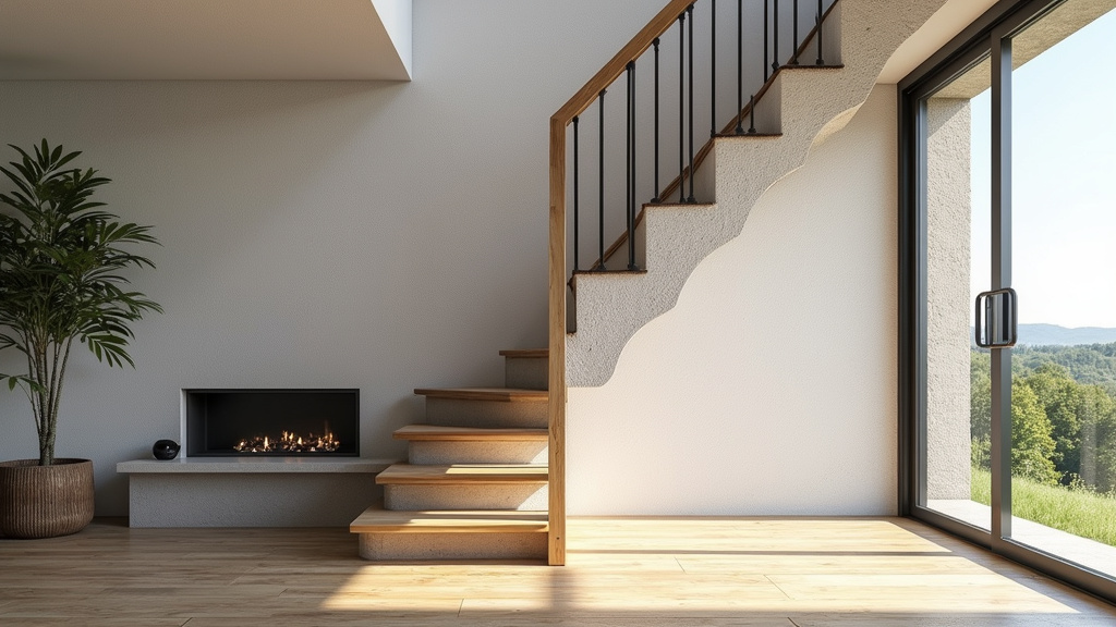 Monte-escalier installé dans une maison typique de Bretagne à Monterblanc