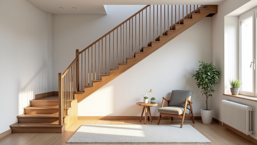 Monte-escalier installé dans une maison typique de Mons, en utilisation