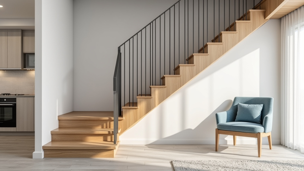 Monte-escalier installé et en fonctionnement dans une maison à Objat