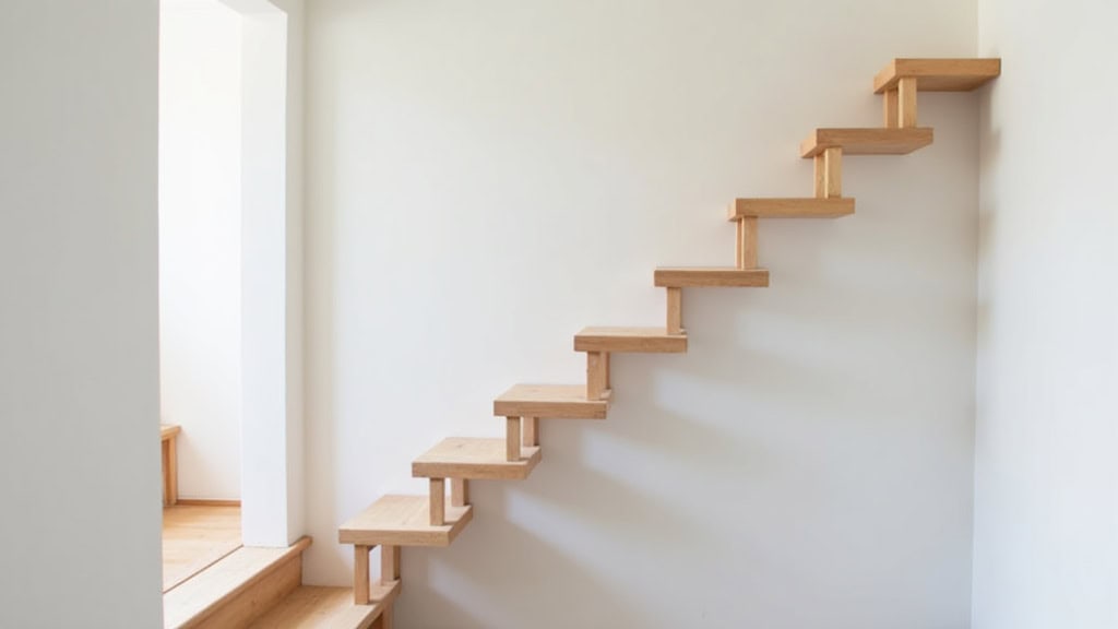 Monte-escalier installé et en fonctionnement dans une maison de Mazingarbe
