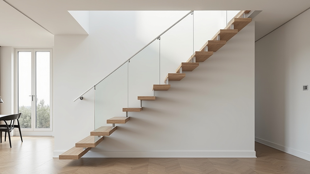 Monte-escalier installé sur un escalier droit dans une maison à Pauillac