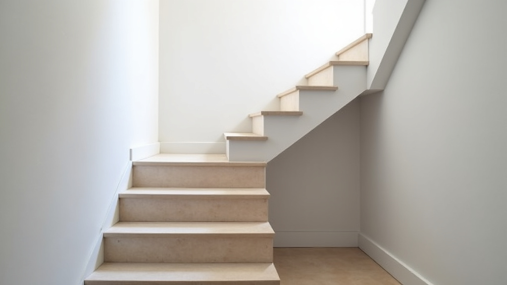 Monte-escalier installé sur un escalier droit dans une maison à Vauhallan