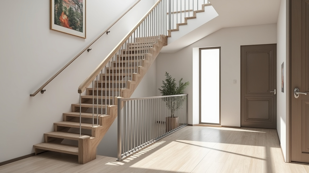 Monte-escalier installé sur un escalier étroit à Linselles