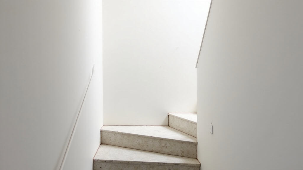 Monte-escalier intérieur en fonctionnement dans une maison à Beaumont-Monteux
