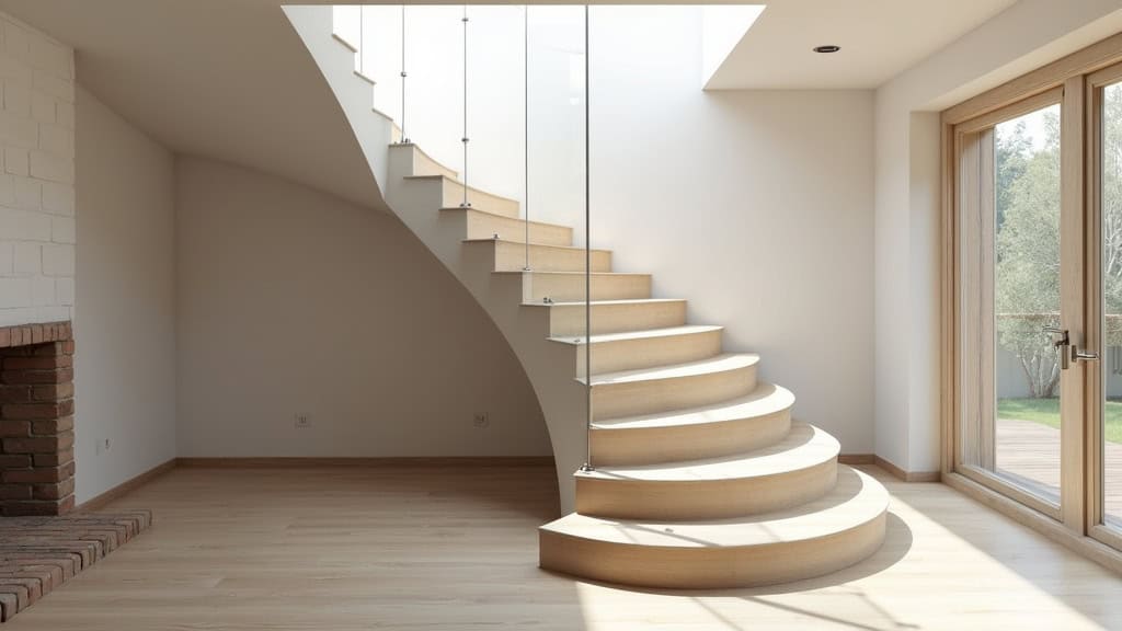 Monte-escalier intérieur installé dans une maison à Exideuil-sur-Vienne